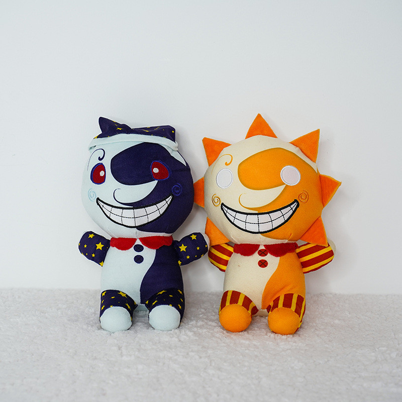 25cm New Fnaf Sundrop Plush Toys Security Breach Sunrise Sundrop FNAF BOSS sun moon joker Plush Toy 