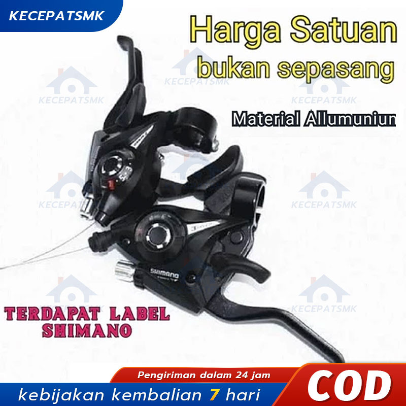 Shifter Operan Gigi Sepeda MTB 3*7 Handle Alloy 1SET Kiri Kanan Handel Sifter Federal Gunung Dewasa