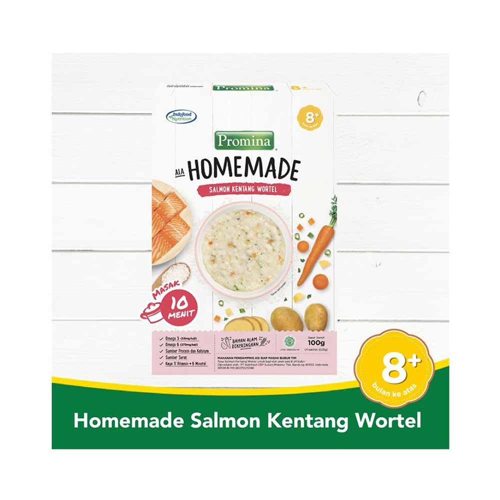 PROMINA HOMEMADE SALMON KENTANG WORTEL  100g