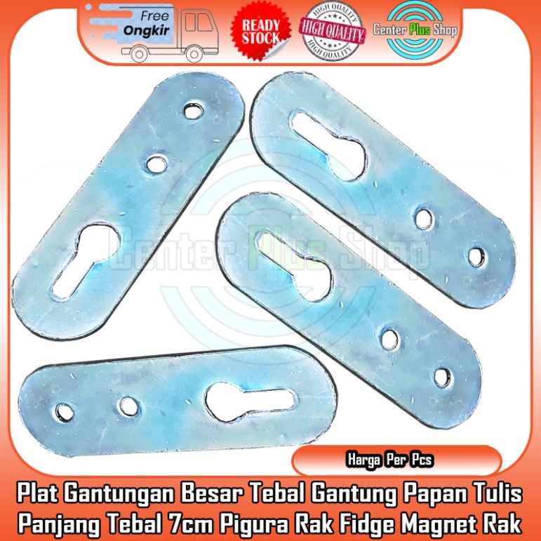 Plat Gantungan Besar Tebal Ukuran 7cm Gantung Papan Tulis Panjang Pigura Rak Fidge Magnet Bingkai Ca