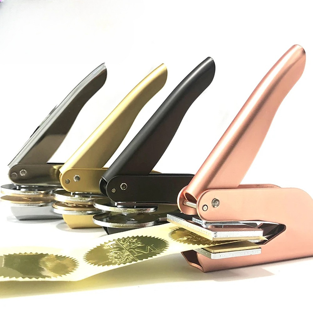 Book Wedding Rectangle Embosser Stamps Customized Designs Personalized Embossing Stamp Custom Handhe