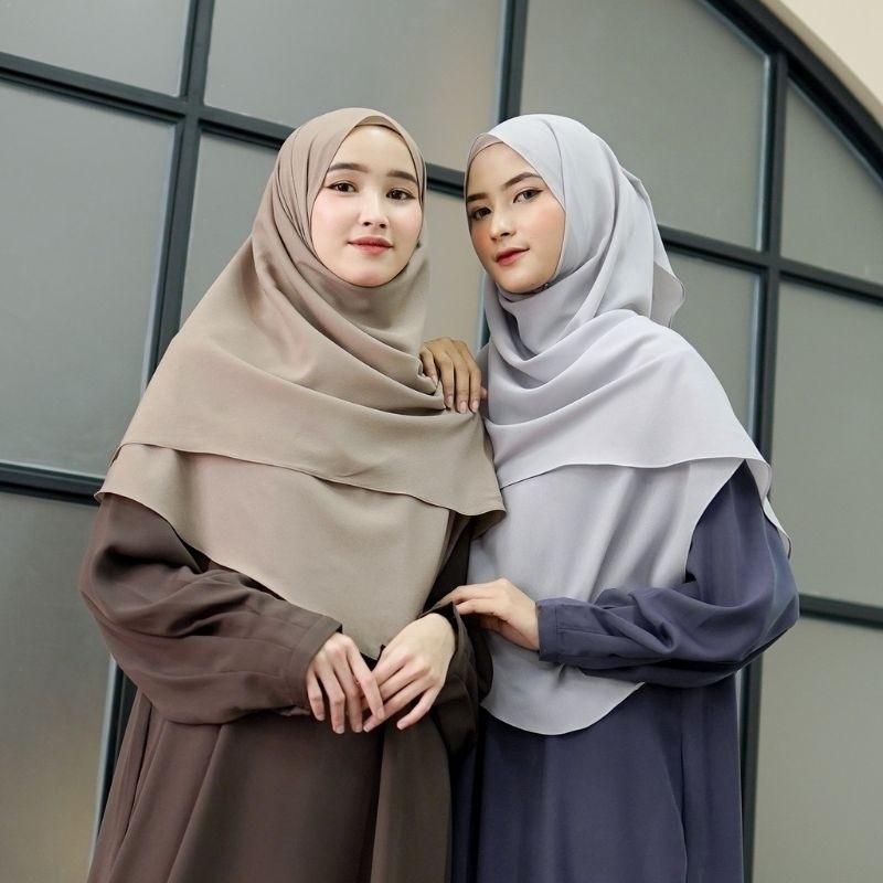 JILBAB SEGI EMPAT OVAL MALAY 130X130 CERUTI BABYDOLL PREMIUM