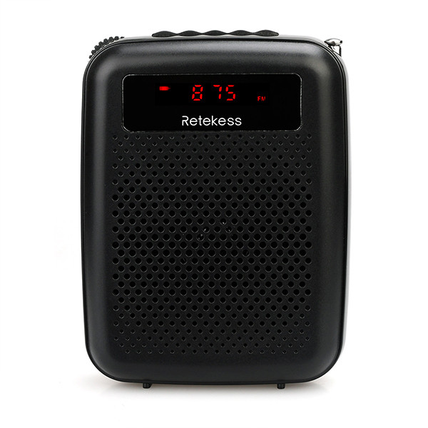 PR16R Megaphone Portable 12W FM Recording Voice Amplifier Teacher Microphone Speaker Mp3 Player FM R