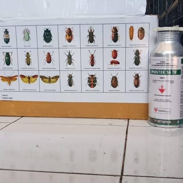 [Home Paradice] Phostek - obat fumigasi hama gudang , kutu beras , kutu jagung , dan hama pada hasil