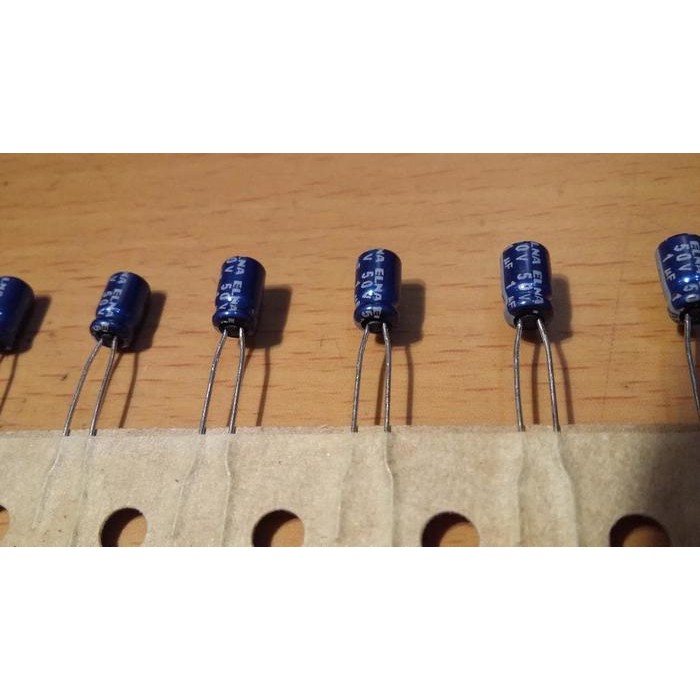 LEW99 Elko Elco 1uf 50v 1uf/50v ELNA