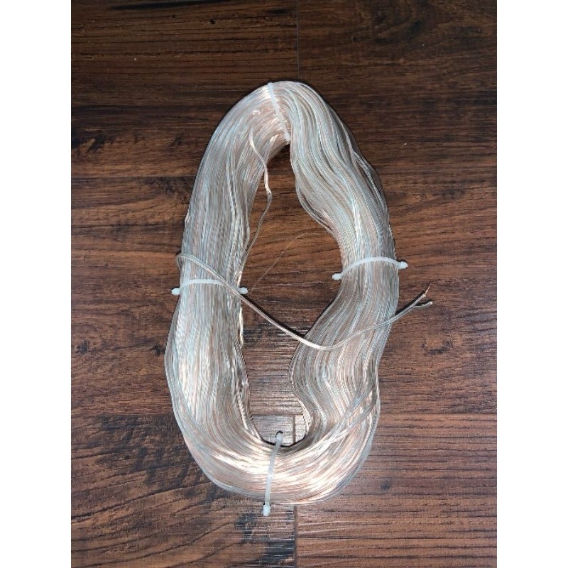 kabel bening untuk neon flex lampu kolong lampu module audio 50m & 100 m