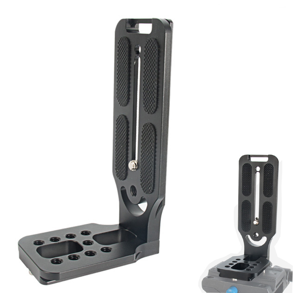 DSLR Camera L Bracket Vertical Horizontal Video Switching Tripod Quick Release Plate Compatible with