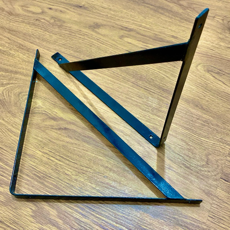 BRACKET SIKU Penyangga Ambalan Rak Dinding Besi Full Plat Strip