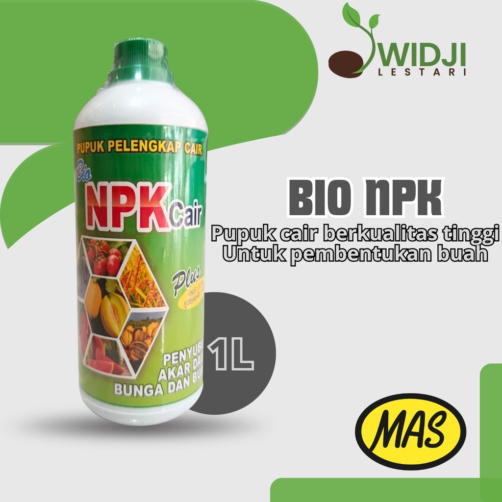 BIO NPK Plus 1 Liter Pupuk Cair Makro Mikro Berkualitas Untuk Pertanian