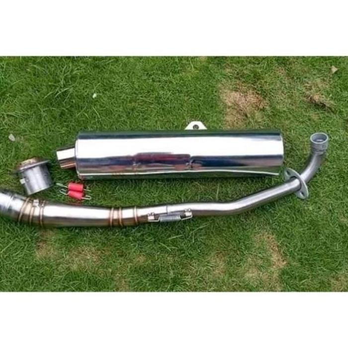 Baru Knalpot Racing Satria Fu Ckd Bobokan Cbu Custom Supra X 125 Grand - fulset standar, Supra x lam