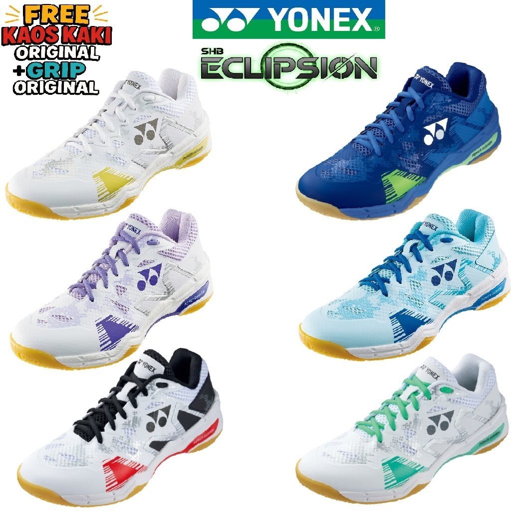 Sepatu Badminto Yonex SHB Eclipsion X3 Original Free Kaos Kaki dan Grip Raket - Yonex SHB Eclipsion 