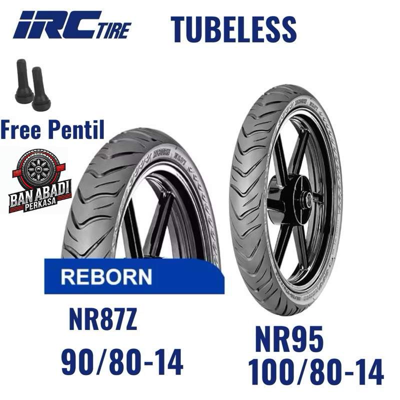 Paket Ban Motor Matic Vario 150 IRC Reborn NR87 90/80 Ring 14 dan NR95 100/80 Ring 14 Tubeless