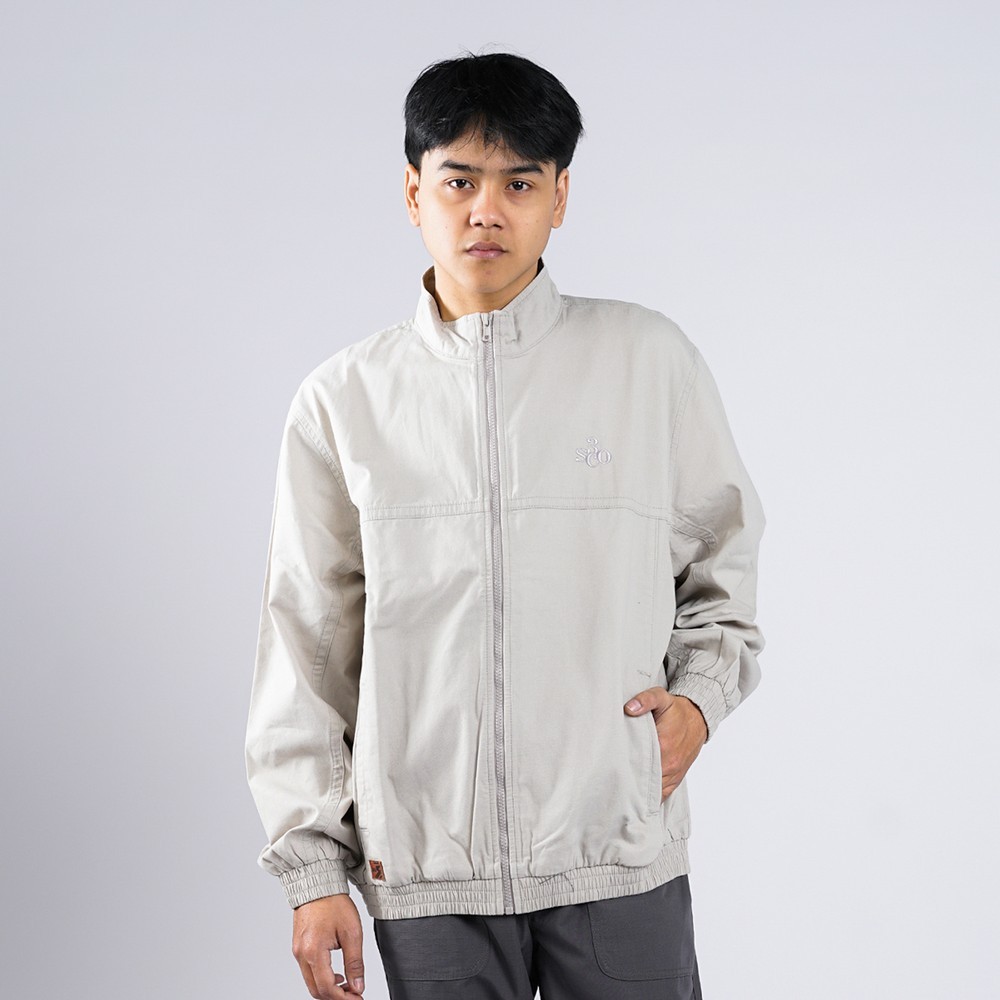 3Second Jaket Zipper Pria Regular Fit Katun Twill Clark HP-C060325