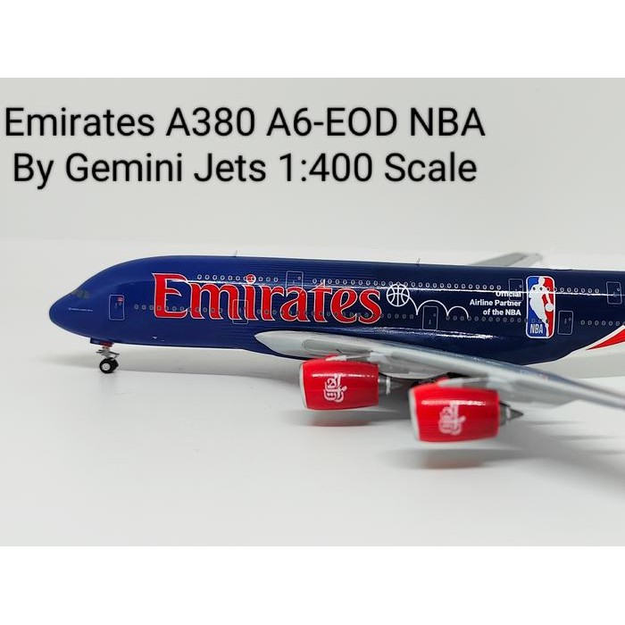 Emirates A380 A6-EOD By Gemini Jets 1:400 Scale TKsb99
