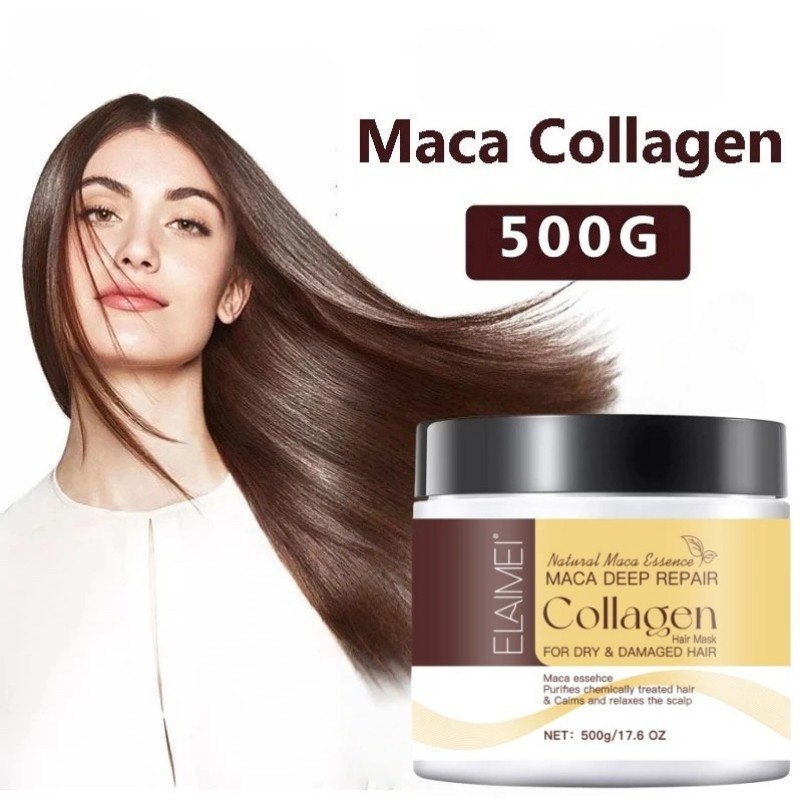 Keratin Hair Mask Treatment, Collagen Hair Mask with Keratin and Biotin, Argan and Jojoba Oil, Moist