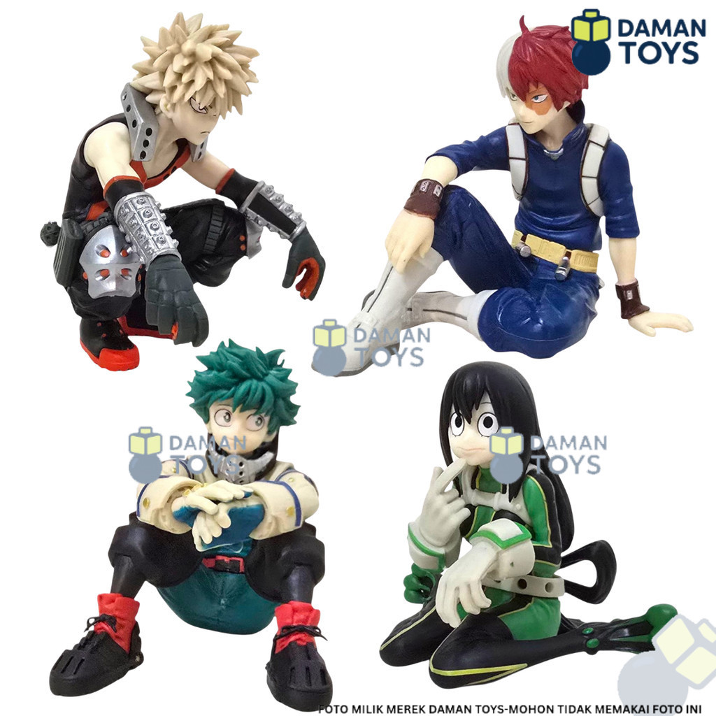 Figure My Hero Academia Izuku Midoriya Deku Bakugo Todoroki Tsuyu Asui Break Time Collection