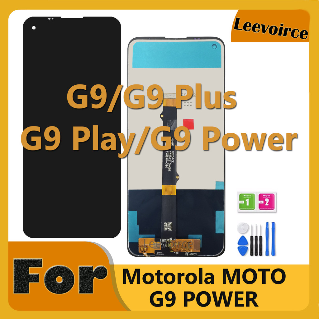 Tested For Motorola Moto G9 Play G9 Plus G9 Power Tou Screen LCD splay gitizer For G9Play G9Plus Ful