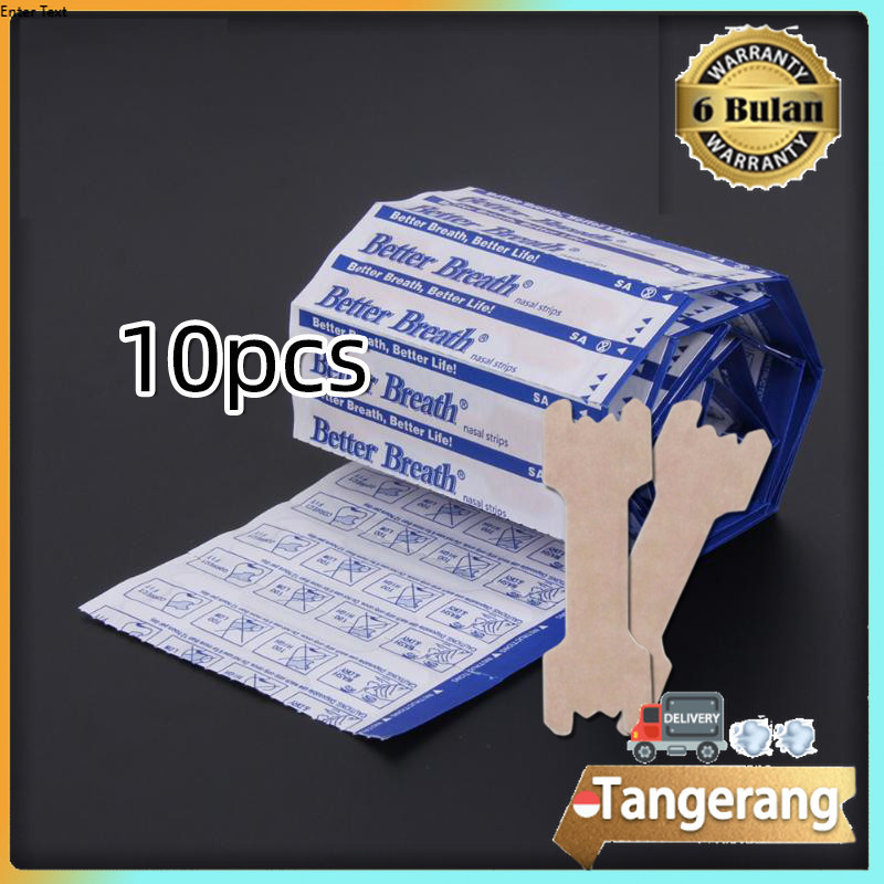 10PCS Nasal Snoring Strip / Plester Hidung Anti Dengkur / Anti Snoring Plester Hidung / Plester Hidu