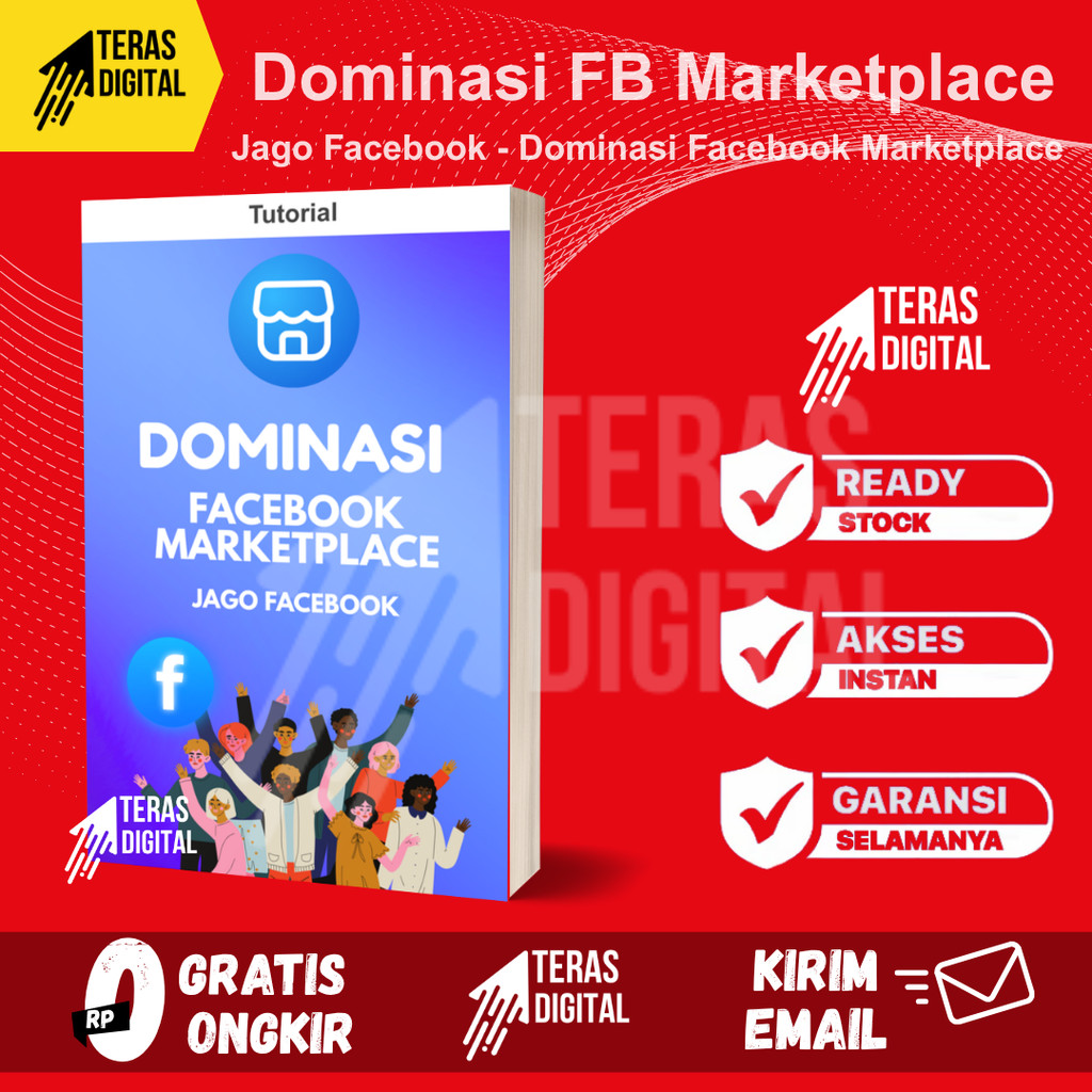 DOMINASI FB MARKETPLACE - Laris Manis Jualan Di FB Marketplace Diajarin Step By Step sampai Cuan