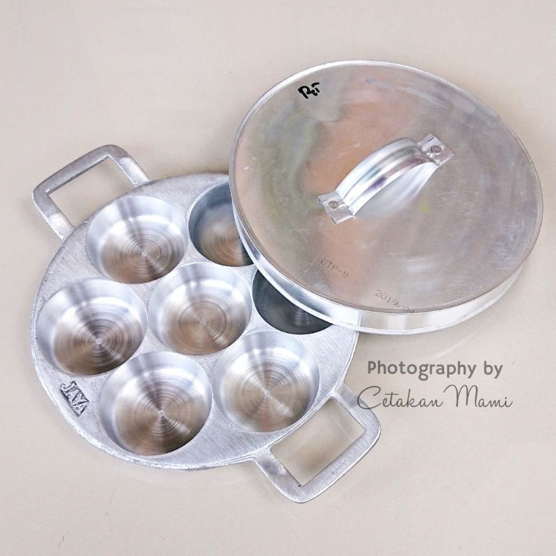 CETAKAN KUE LUMPUR EDDY BIKANG MARTABAK MINI ALUMINIUM Cor