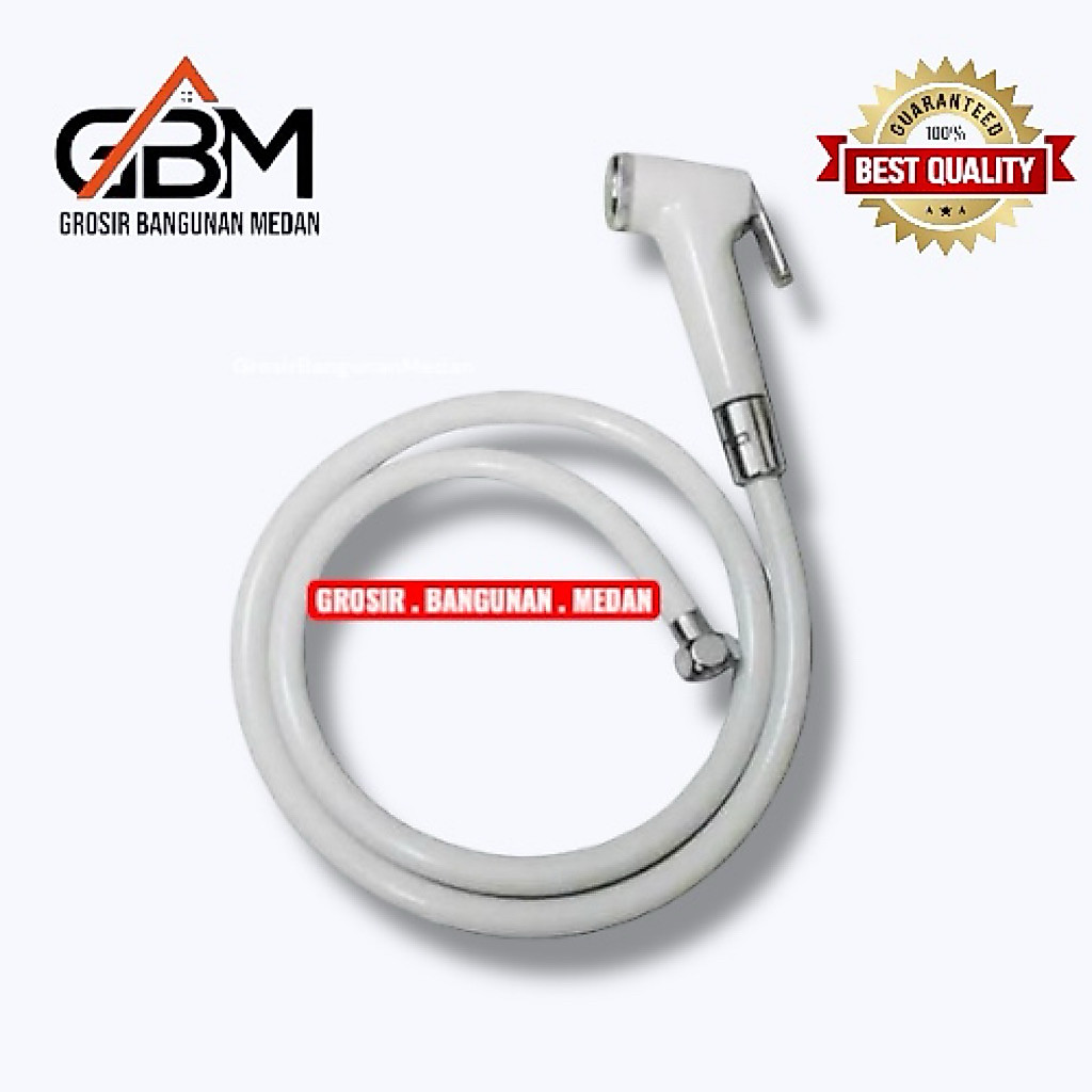 JET SHOWER MODEL TOTO PUTIH / SHOWER BIDET MODEL TOTO / SEMPROTAN BIDET / SEMPROTAN TOILET PUTIN