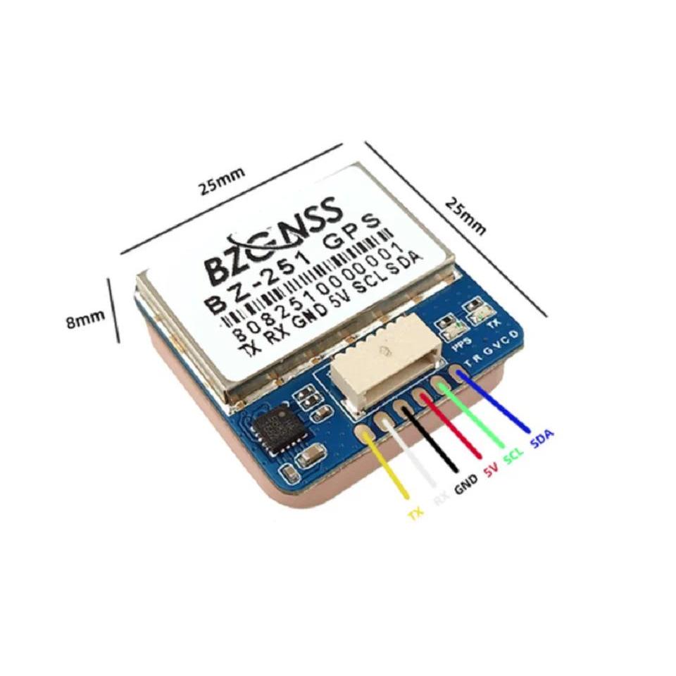 BZGNSS BZ121 BZ181 BZ251 Dual Protocol GPS Positioning Module Suitable FPV Out Of Control Rescue Fix