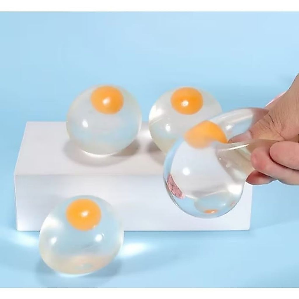 SPLAT TOY TELUR / BOLA SQUISHY AIR STRESS BALL / BOLA PENCET SQUISHY / MAINAN ANAK BANTING TELUR MUR