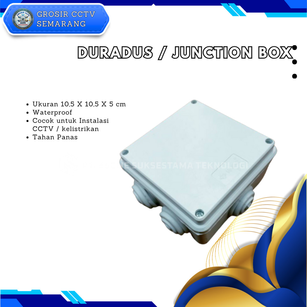 Duradus / Juction Box Outdoor Dexta Putih 3/4