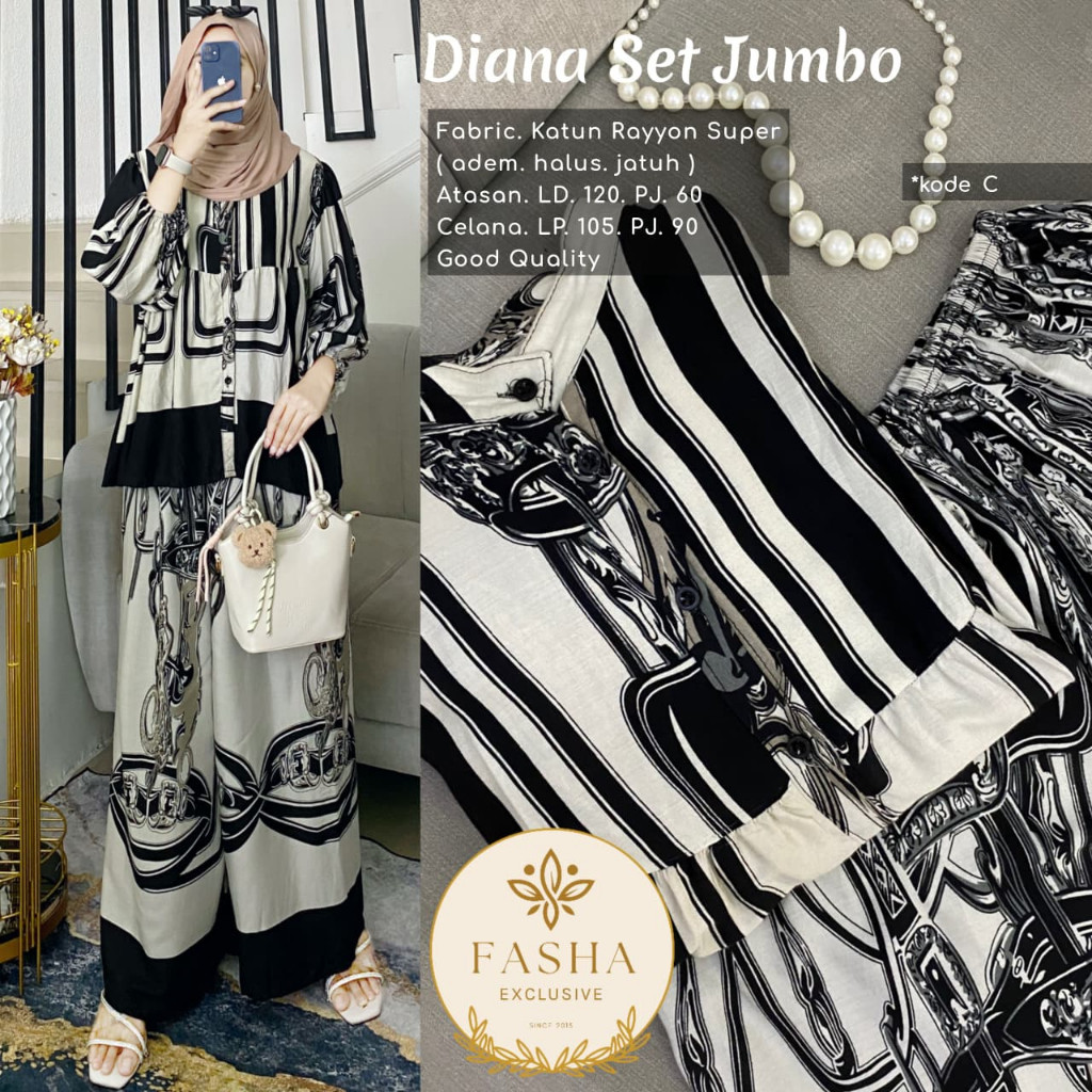 1406     DIANA SET JUMBO by fASHA FASHION