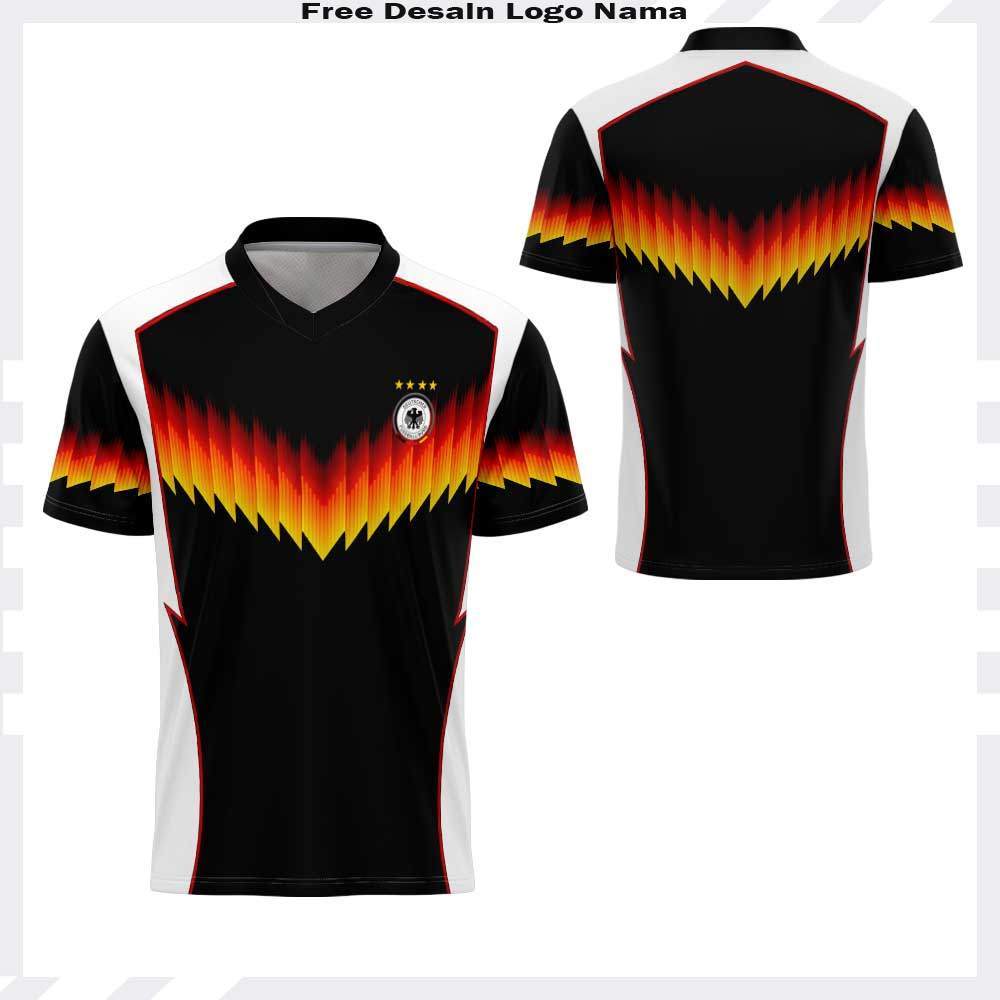 BAJU KAOS POLO JERSEY SUPORTER GERMANY PIALA DUNIA 2026 - JERSEY BOLA JERMAN PILDUN 2026 FULLPRINT