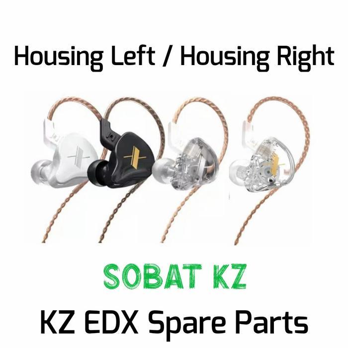 KZ EDX Satuan Spare Parts KZ EDX Kiri KZ EDX Kanan - Right (Kanan), + Bundling Case