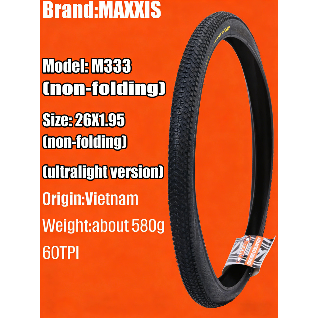 Ban Sepeda Gunung Maxxis M333 PACE 26 * 1.95 26 * 2.1 27.5 X1.95 27.5x2.1 29 x 2.1 29er Ban Sepeda G