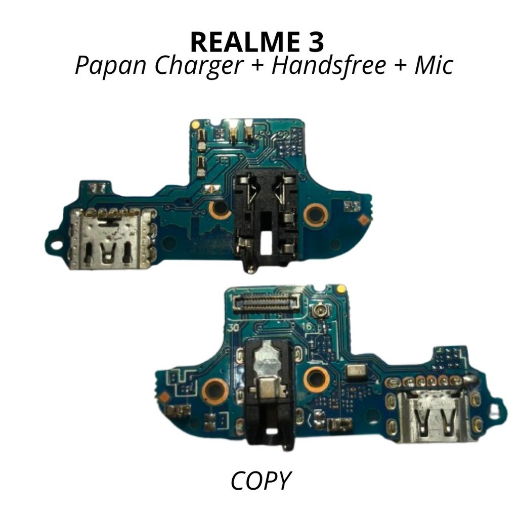 BB PCB Konektor Charger + Mic Handsfre Realme 3 / 182 / RMX1825 / RMX1821 - Flexible Flexibel Fleksi