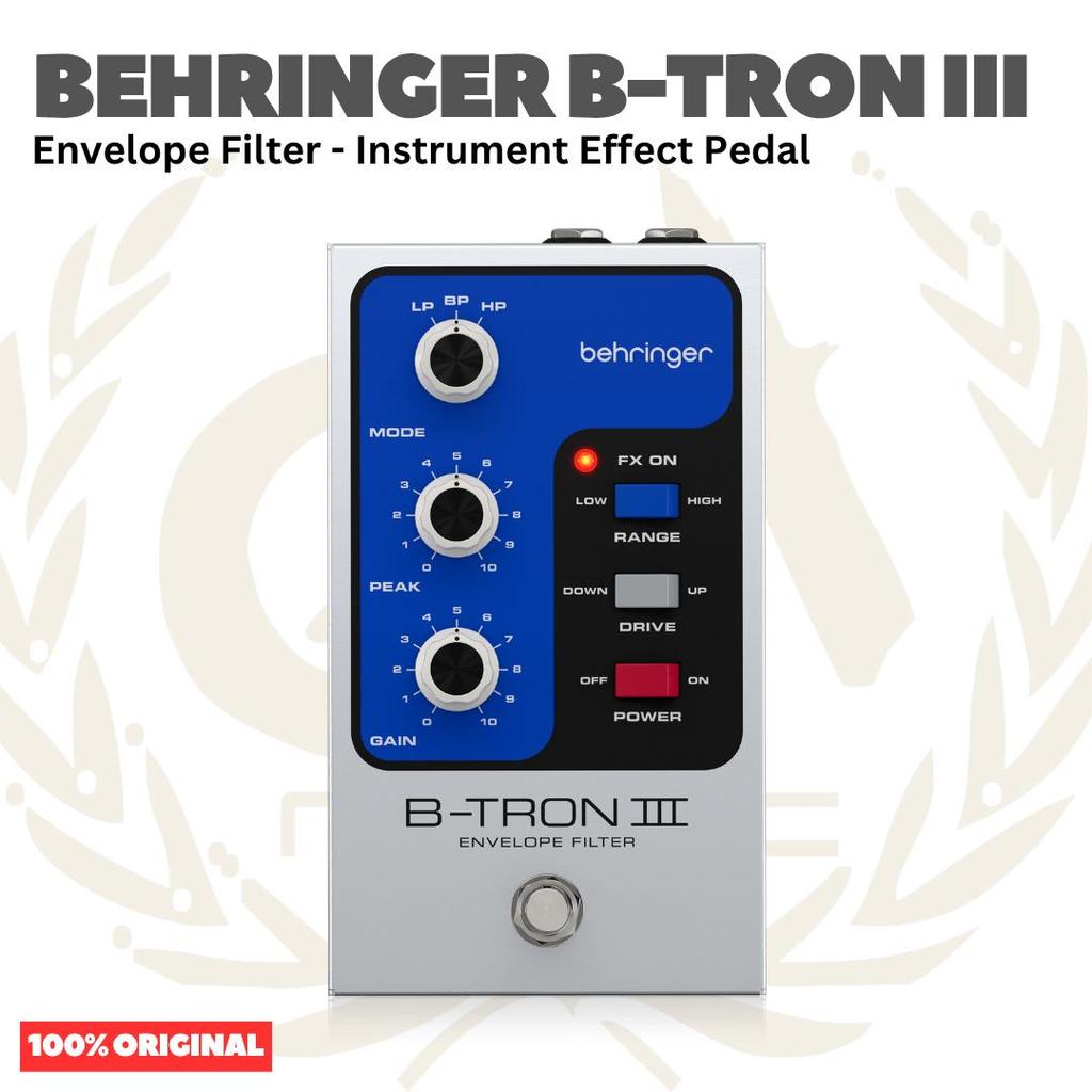 Behringer B-TRON III Envelope Filter Vintage Auto-Wah Instrument Effect Pedal - Efek Pedal Audio Ins