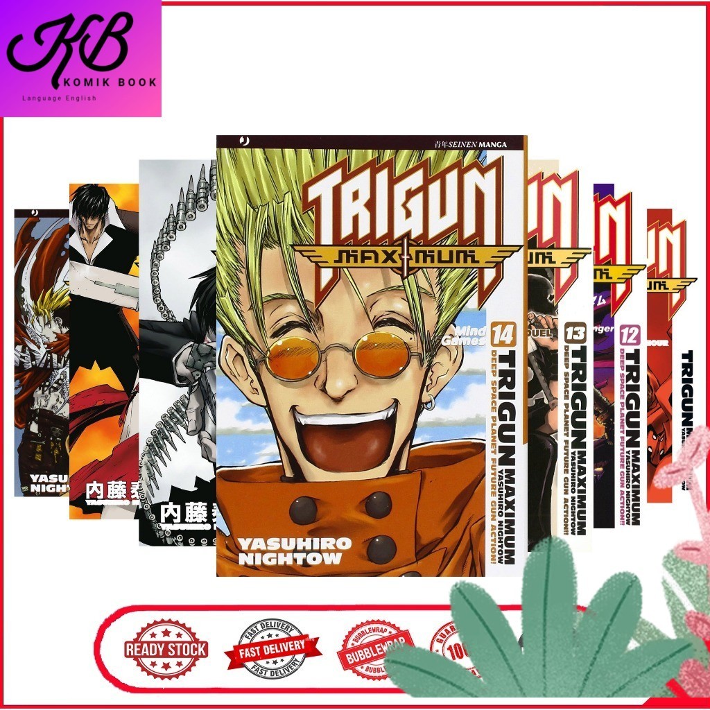 Komik Trigun Maximum (14 book series English)