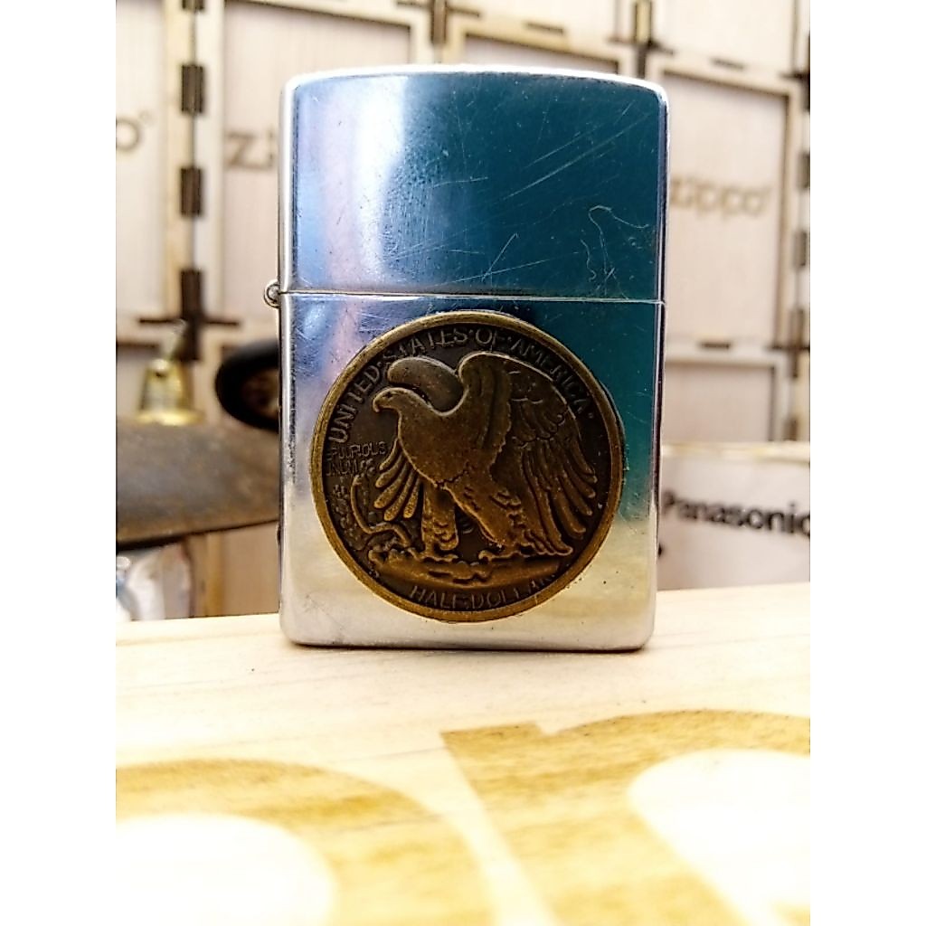 original Zippo American eagles emblem Romawi 1994