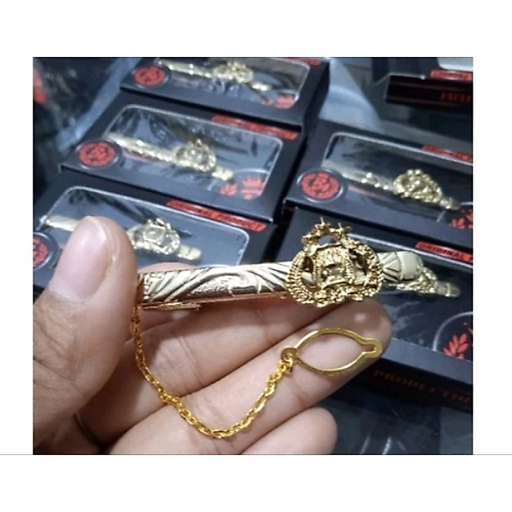Pin Penjepit Dasi logo polri exclusive