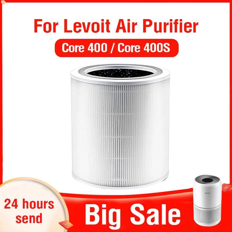 For Levoit Hepa Filter for Levoit Air Purifier Core 400S Activated Carbon Filter for Levoit Core 400