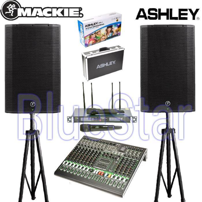 Paket SoundSystem Ashley - Mackie Thump 15A Original 15 inch 1300 Watt