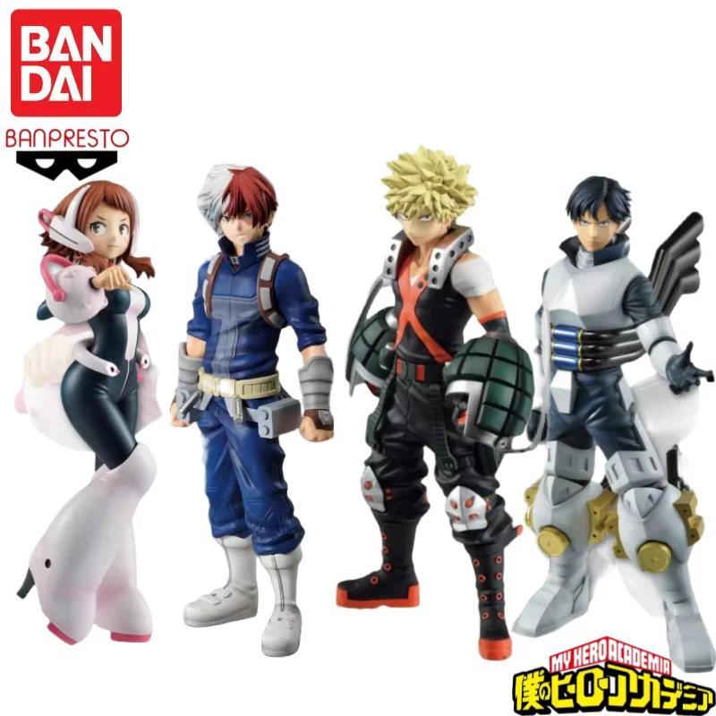 In Stock Original Bandai Banpresto My Hero Academia Izuku Todoroki Shoto Model Action Figure Garage 