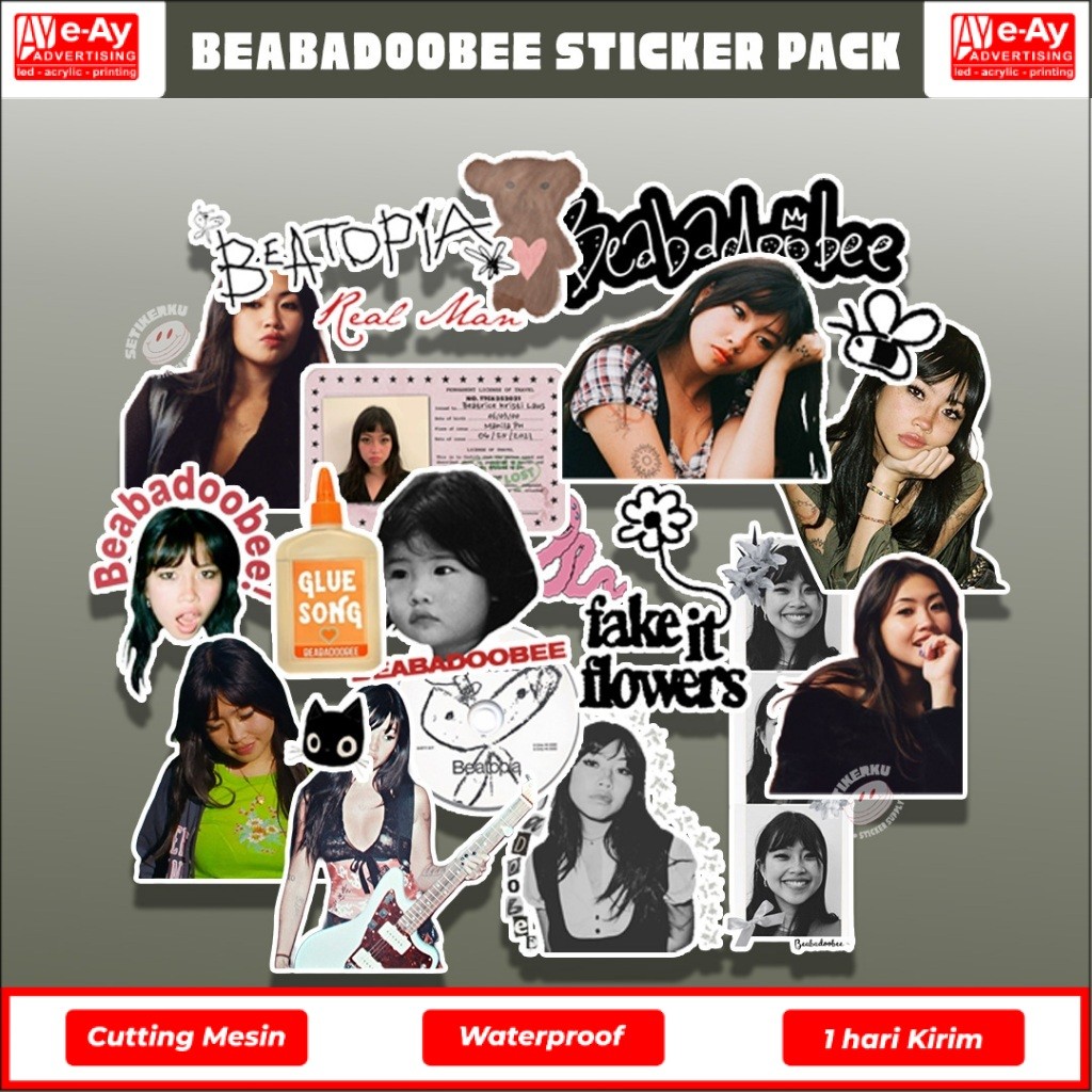 21PCS BEABADOOBEE Sticker Pack | Stiker Beabadoobee Aesthetic - eayadvertising