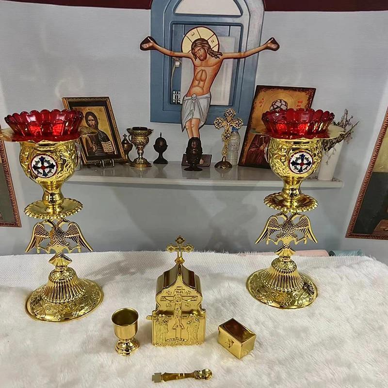 HTISOK Orthodox Cross Religious Items ristian Decor Religious Items Crusifix Jesus Murrale juego de 