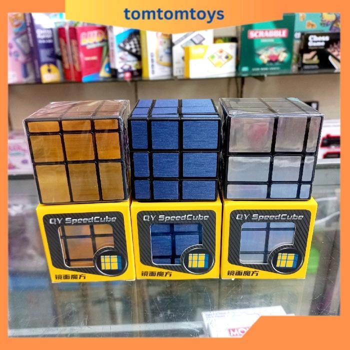 Velvet Co  Cube Puzzle MIRROR 3x3 Mainan Puzzle Magic Cube Rubik