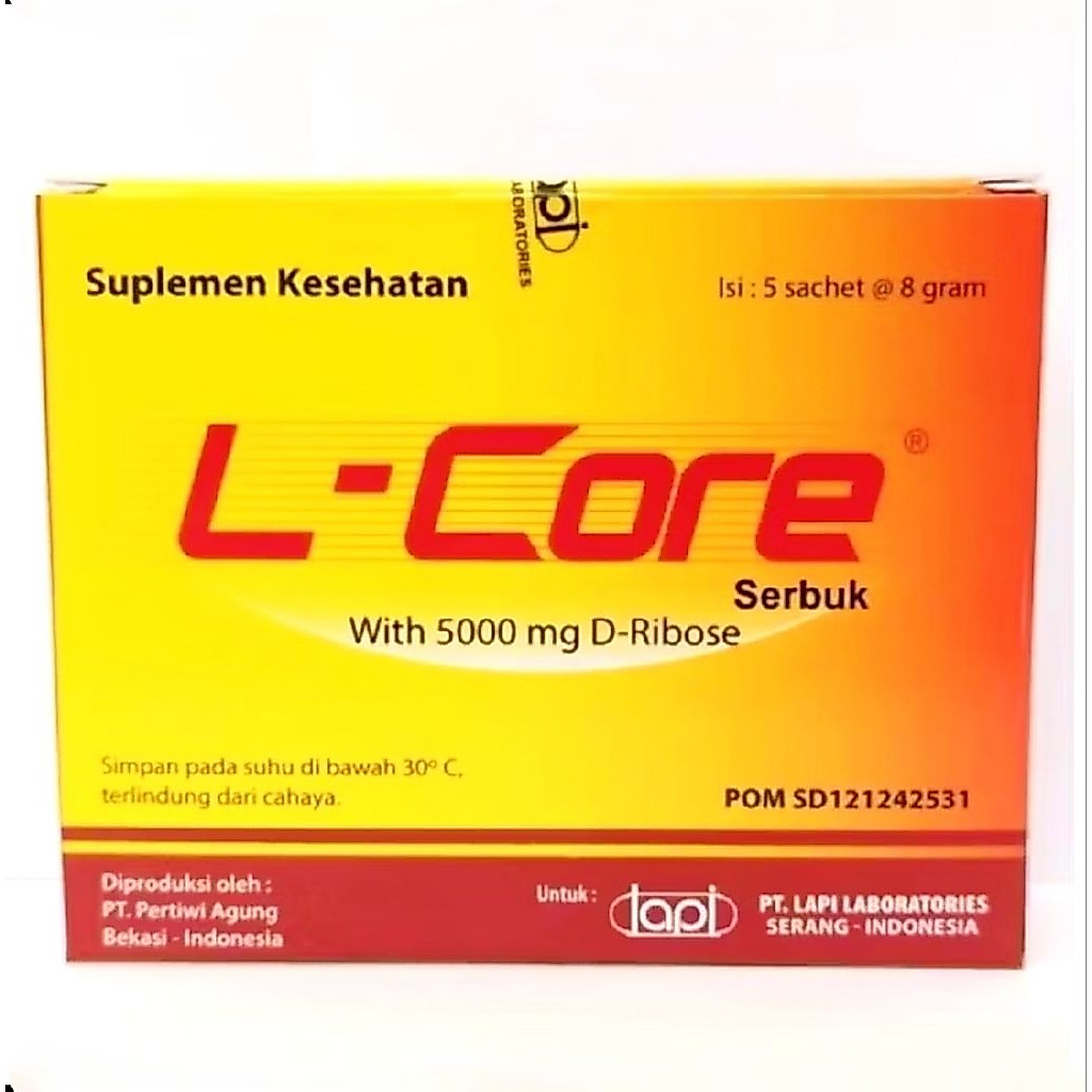 L-CORE 5000 mg D-RIBOSE BOX ISI 5 SACHET