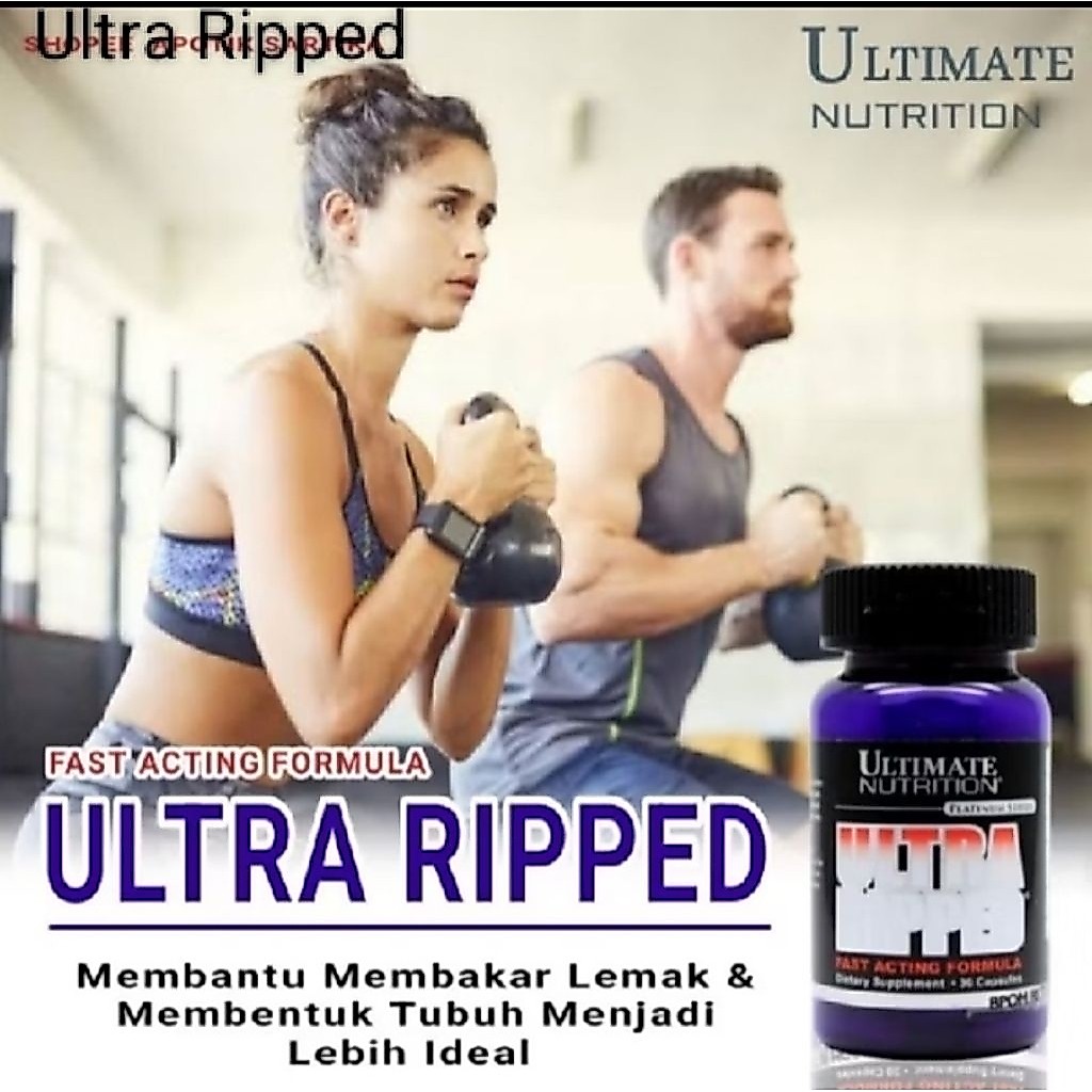 Ultimate Nutrition Ultra Ripped Suplemen Fatburner Pembakar lemak
