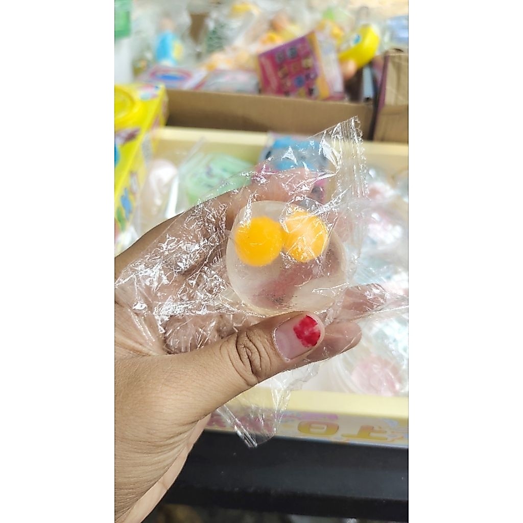 mainan squishy telor telor mini