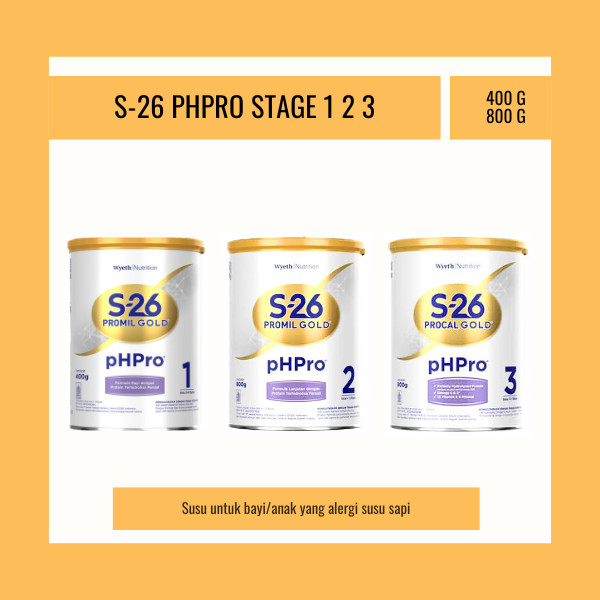 S-26 PHPRO PROMIL GOLD 1 - S-26 PHPRO PROMIL GOLD 2 - S-26 PHPRO PROCAL GOLD 3 800 G