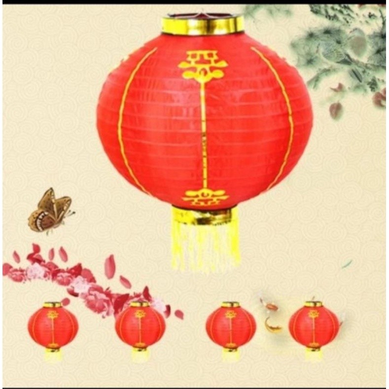 2pcs Chinese New Year 2023 Lampion Imlek Chinese Festival Wedding Decoration