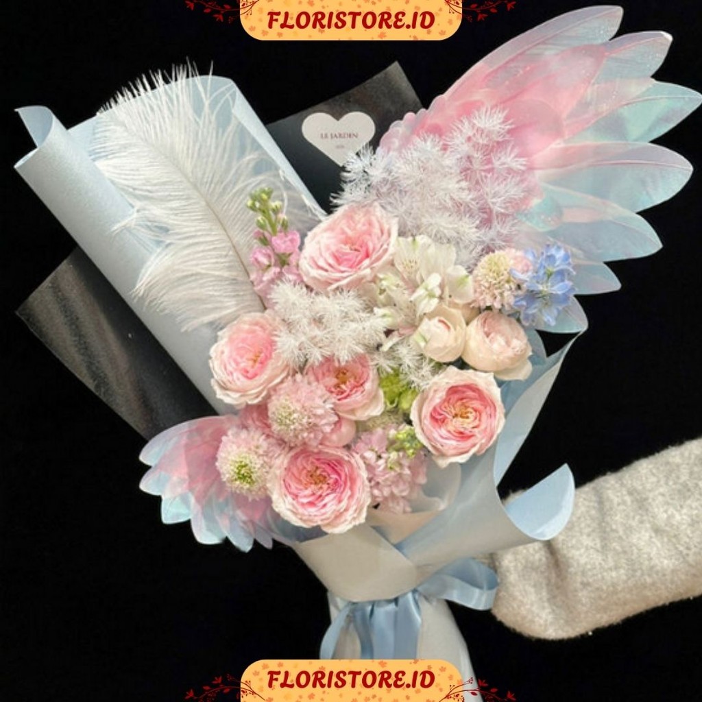 

PAPER WING STYLE / CELLOPHANE / FLORIST PAPER / KERTAS BUKET BUNGA / WRAPPING WRAPPER