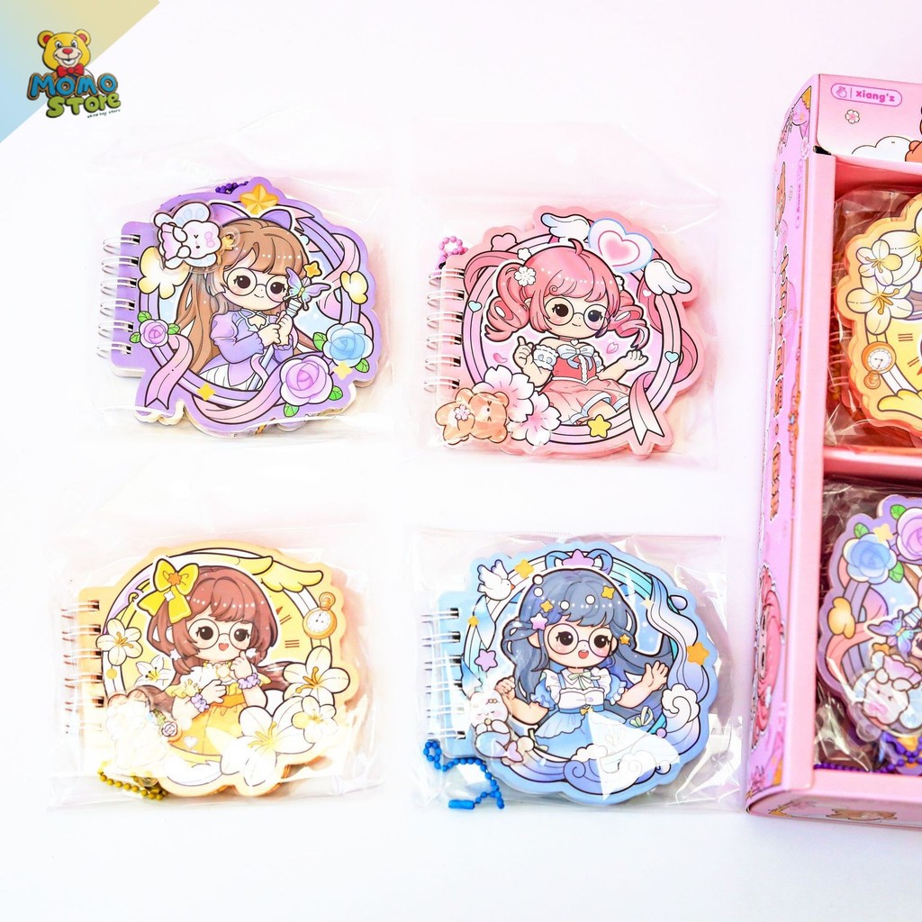 

Notebook Momo Aesthetic Isi 50 Lembar Buku Tulis Mini Karakter Lucu Notebook Spiral Mini Murah